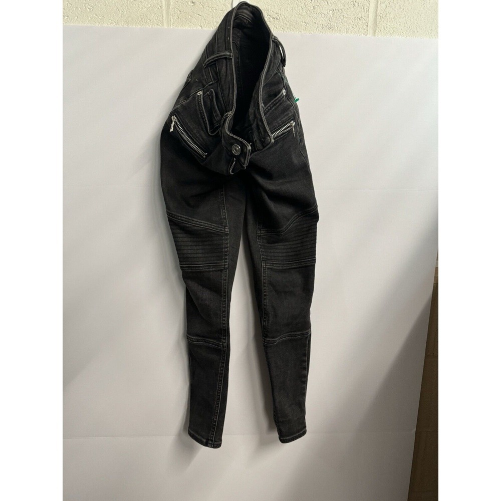 Allsaints Grace Biker Cropped Skinny Ladies Jeans Size 25‎